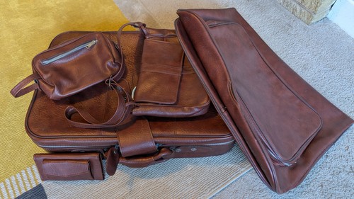 Piece vintage suitcase set - vintage,