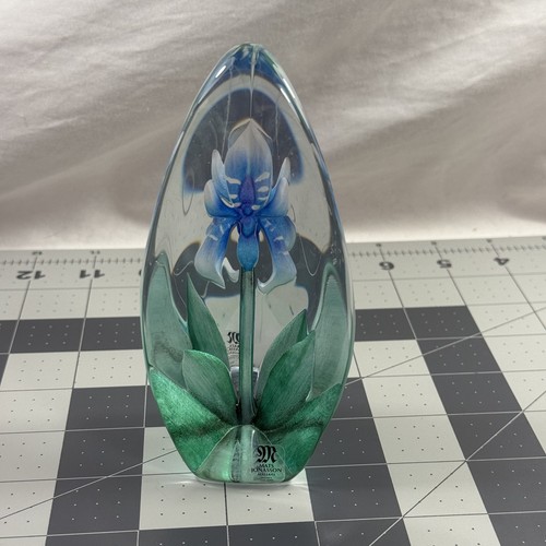 Crystal with blue iris - crystal,