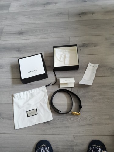 Gucci double black belt box - gucci,
