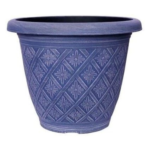 Round plastic plant pot 40cm - round,
