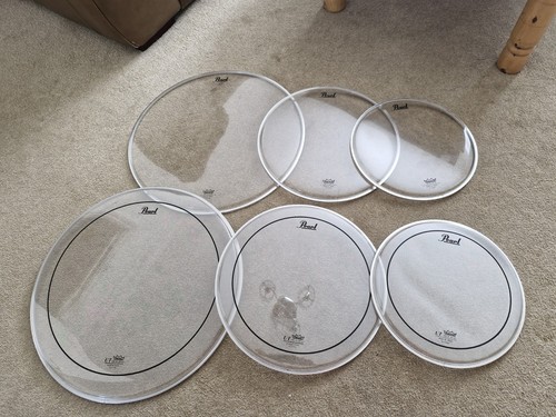 Pearl remo drum kit - pearl, head