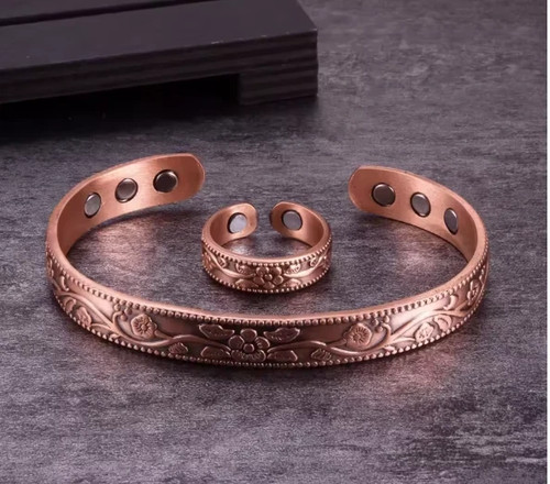 Copper magnetic bracelet - magnetic,