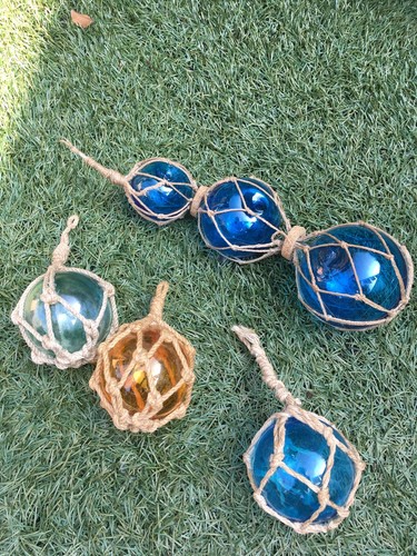 Nautical glass rope fishermans - glass,
