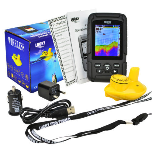 Wireless fish finder - fish, colour