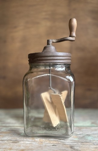 Antique blow quart - 3,
