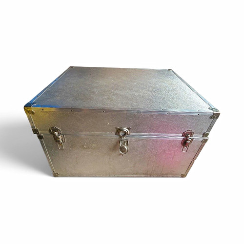 Silver metal storage - silver,
