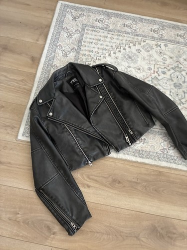 Zara dark grey faux leather - dark,