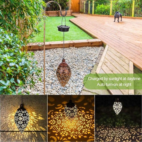 2pcs solar led moroccan - 2pcs,