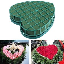 Green Heart Shaped Floral Foam