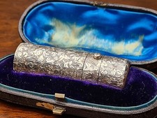 antique sterling silver cased
