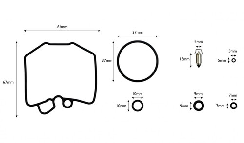 Carb repair kit for honda - repair,