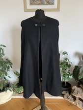 Stunning Zara Black Wool Cape
