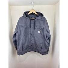 Carhartt Bartlett Sherpa-Lined Jacket Grey – Size M (Deadstock, NWT Removed)