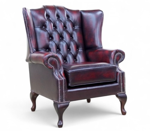 High back chair real leather - high,