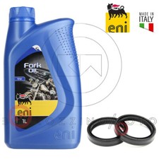 1L Eni Oil 10W Fork Seals 41X53X8/10.5 Tcl Kawasaki Kr1-S 250 90-92
