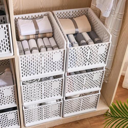 Stackable folding basket - stackable,