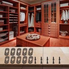 Metal Keyhole Hanging Plates