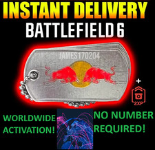 Battlefield 6 BF6 RedBull DogTag Digital Code Receipt EU WORLDWIDE GLOBAL USAGE!