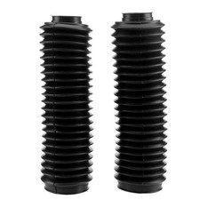 Pair Motorcycle Fork Gaiters Boots 37mm x 50mm x 250mm Honda Kawasaki Suzuki New