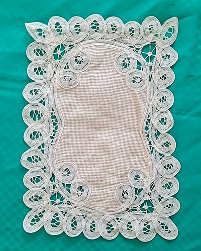 Doily battenburg lace - lace, placemat