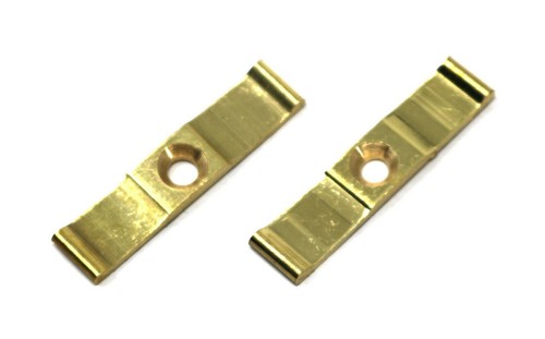 Brass turn button latch - 2, x