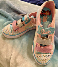 TWINKLE TOES by SKECHERS Light Up Shoes  Size 3 Brand New Pastels