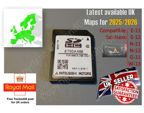 Mitsubishi gps sat nav - mitsubishi, uk