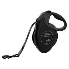 flexi Dog Lead flexi Giant Leads Retractable Large 8m Black Edition up to 50 kg