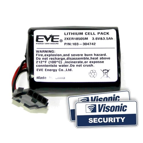 Visonic siren battery mcs 740 - siren, mcs-740