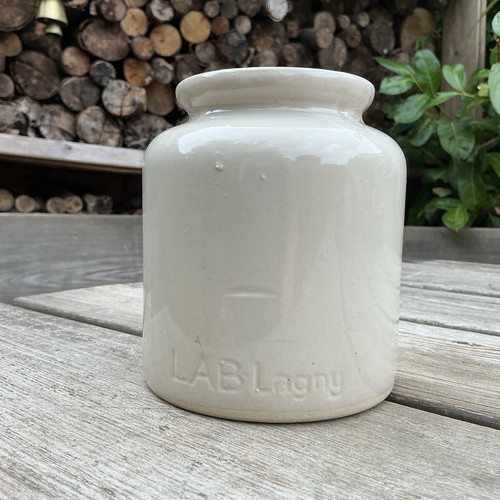 Vintage french stoneware lab - french,