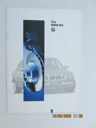 Bmw e34 original brochure - bmw,