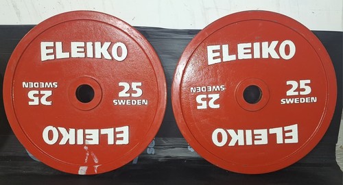 Eleiko two red plates 25kg - red,