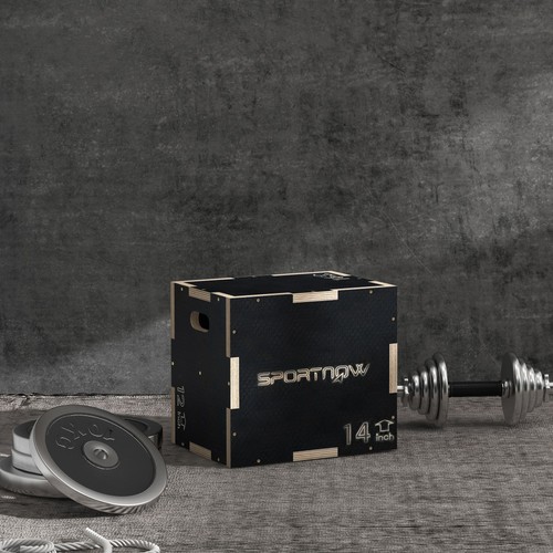 Multi faceted jump box - jump, wooden