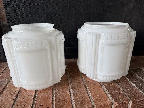 Vtg white art deco - art, ceiling