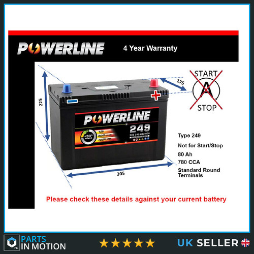 Battery fits isuzu trooper - fits,