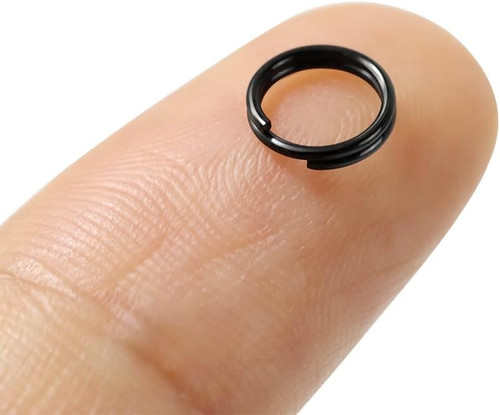 Split jump ring with double - split,