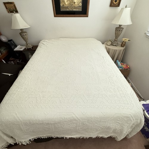 Vintage candlewick bedspread - vintage,