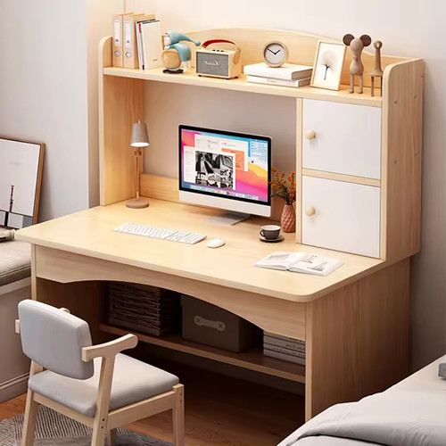 Wooden computer desk - wooden, home