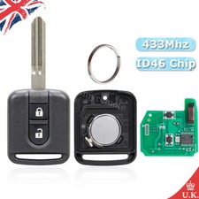 For Nissan Micra K12 2003 2004 2005 2006 2007 2008 2009 2010 Remote Key Fob ID46