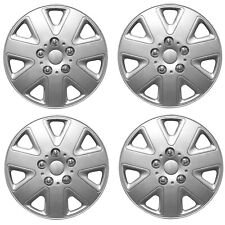 SET OF 4 x 14 INCH (14”) ALLOY LOOK WHEEL TRIMS COVER HUB CAPS TYRE CAP SILVER