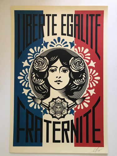 Shepard fairey obey signed - shepard,