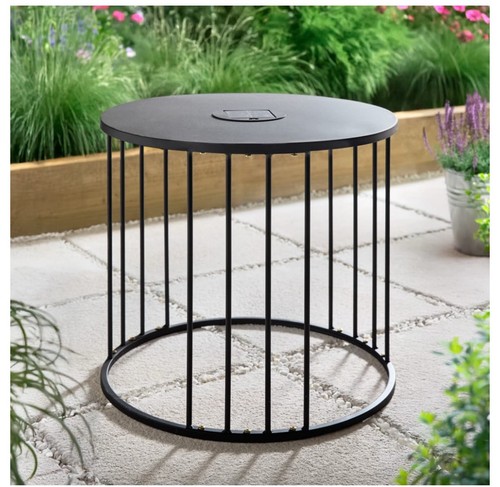 Solar powered metal side - powered,