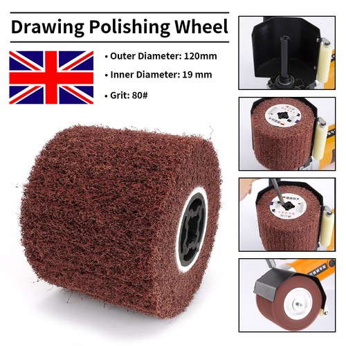 Non woven wire drawing brush - drawing,