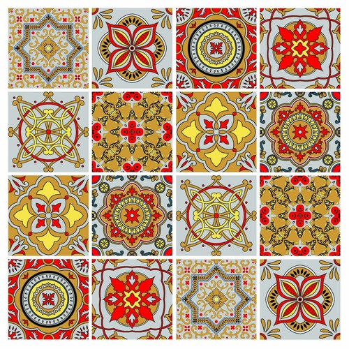 Tile stickers mosaic transfers - stickers,