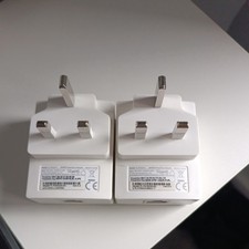 TP-Link TL-PA4010 AV600 Powerline Adapter x2 with ethernet cables