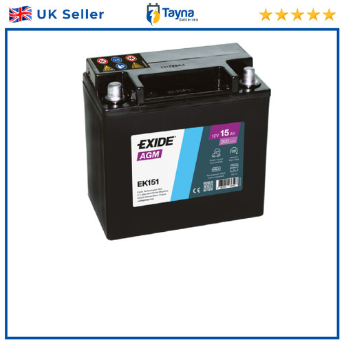 Exide ek151 agm car - ek151,