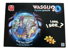 Wasgij Mystery 1000 Piece Puzzle Number 9 - Great Train Robbery!
