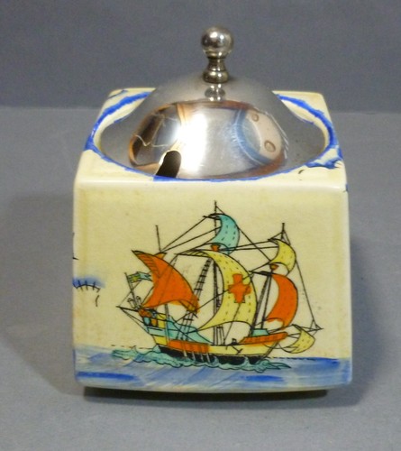 Art deco coronet ware - art, parrot