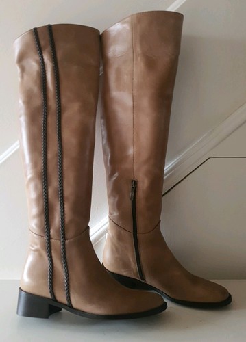 Duo size tan leather - size, 4/37