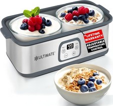 Ultimate Probiotic Yogurt Maker with Adjustable Time & Temp Control - Make... 